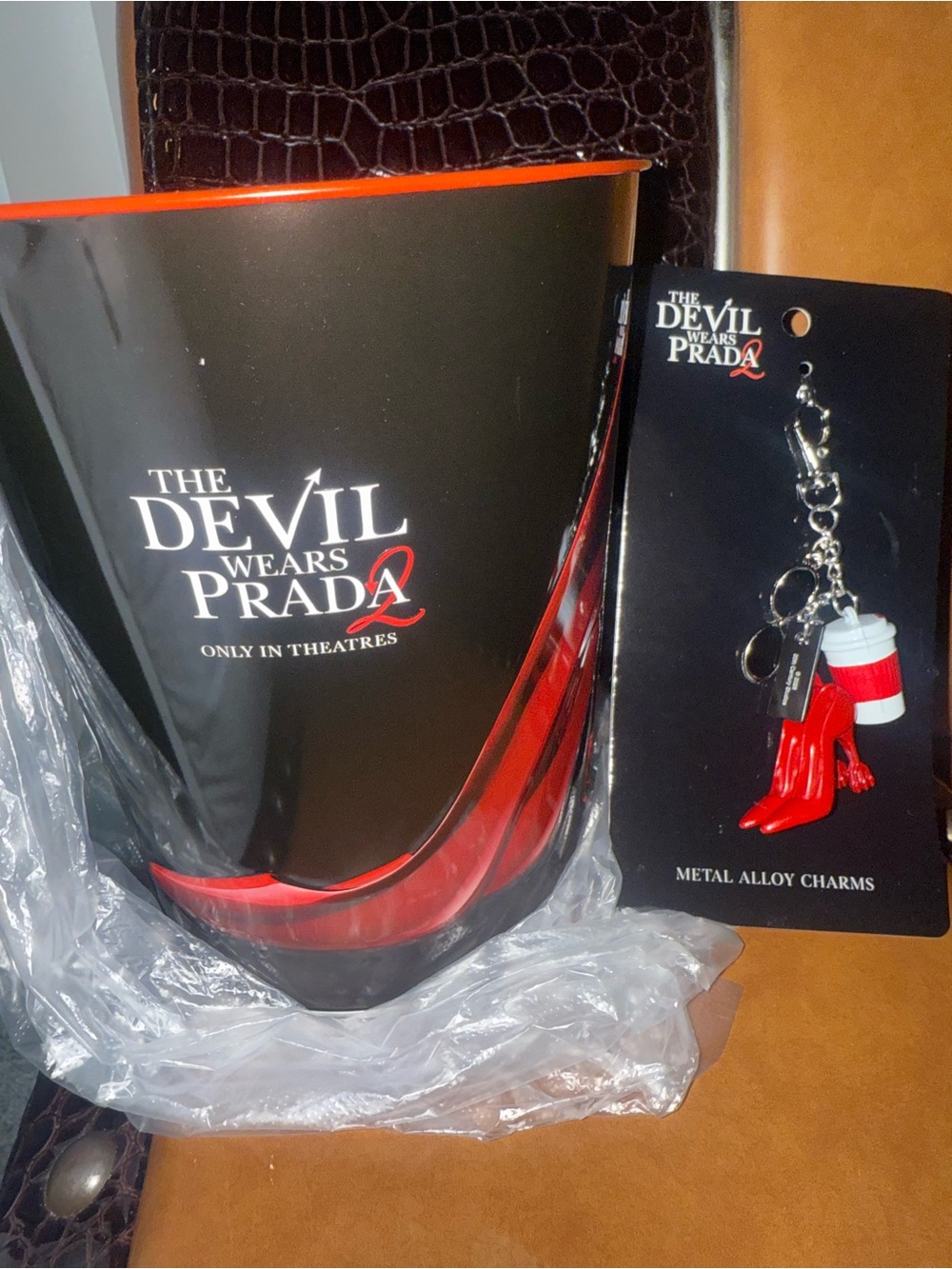 The Devil Wears Prada Promotional Tin & The Devil Wears Prada2 BagCharm both NWT